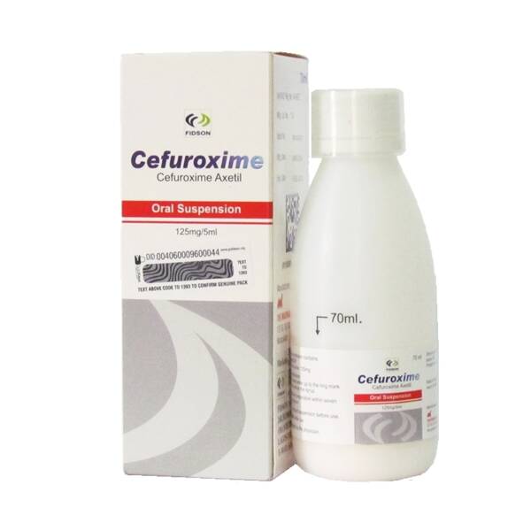 Cefuroxime 125mg/5ml (fidson)