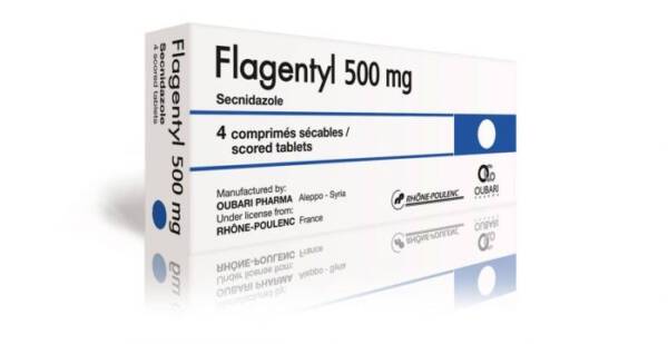 FLAGENTYL 500MG X 4 TAB NEW