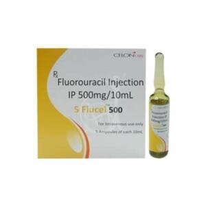 INJ 5 FLUCEL (FLUOROURACIL) 500MG