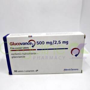 GLUCOVANCE 500MG/2.5MG  X 30