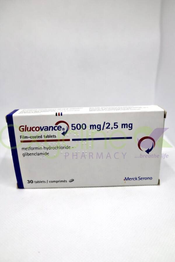 GLUCOVANCE 500MG/2.5MG  X 30