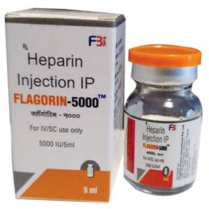 HEPARIN INJ 5000 I.U