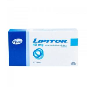 Lipitor (Atorvastatin Calcium) 40mg x30 Tabs