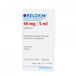 Orelox (Cefpodoxime) 40mg/5ml Susp x100ml