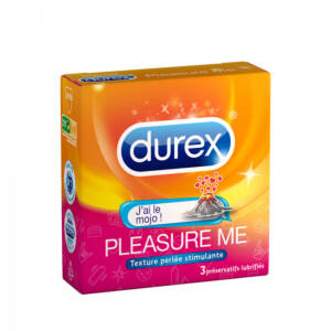 DUREX CONDOM PLEASURE ME X 3