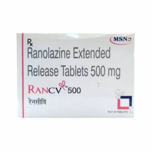 RANCV 500 TABLETS (RANOLAZINE EXTENDED RELEASE 500MG)