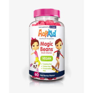 ActiKid Magic Beans Multi-Vitamin Red Berries X 60