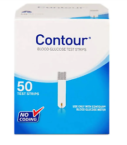 CONTOUR BLOOD GLUCOSE STRIPS X50