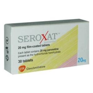 Seroxat (Paroxetin 20mg) Tab