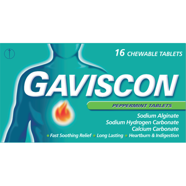 Gaviscon Peppermint Chewable ? 16 Tablets