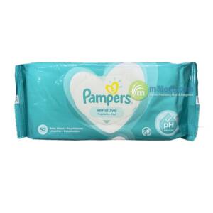 Pampers Sensitive Fragrance Free Baby Wipes x52