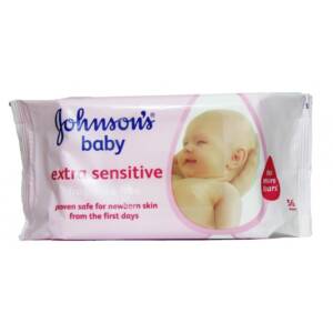 Johnson?s Baby Gentle Cleansing wipes x 56