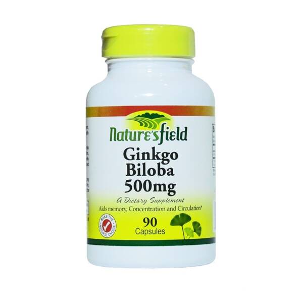 Nature Field Ginkgo Biloba 500mg ? 90 Capsules