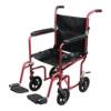 Lightweight Solid Foldable Transport Wheelchair