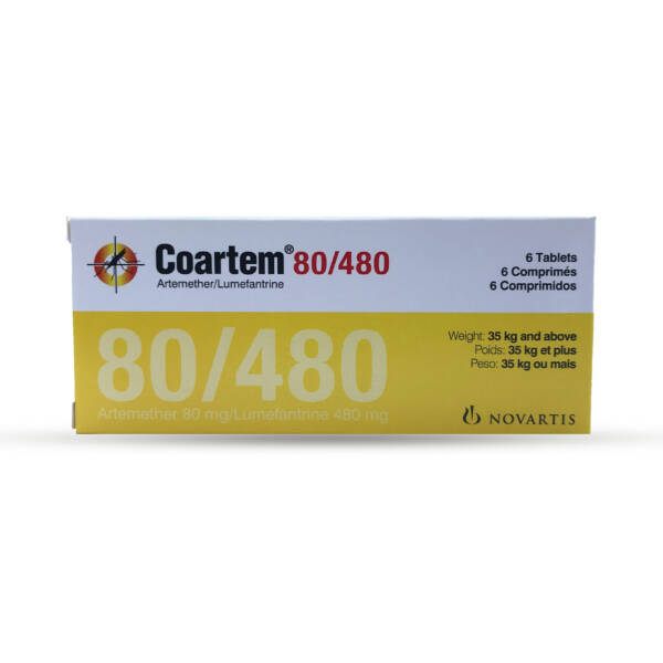 Art/Lum (Coartem) 80/480mg Tabs 6?s
