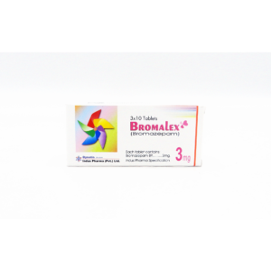 Bromalex tablet 3 mg 3_10?s(Bromazepam)