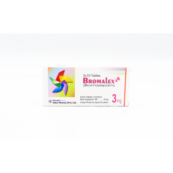 Bromalex tablet 3 mg 3_10?s(Bromazepam)