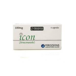 Icon capsule 100 mg 4?s