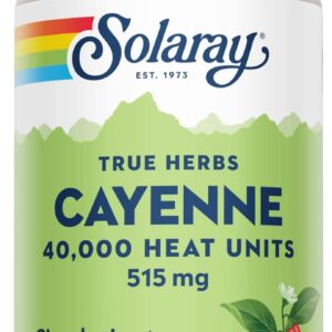Solaray Cool Cayenne Pepper 320mg 40,000HU w/Butcher's 90's
