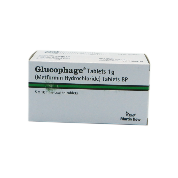 Glucophage tablet 1 gm 5_10?s