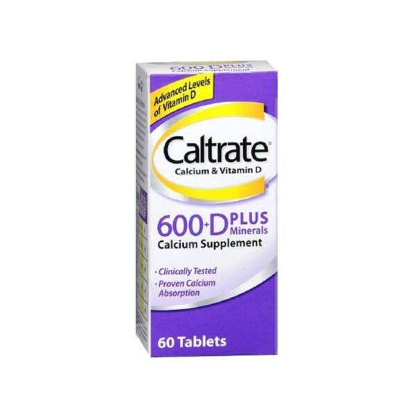 Caltrate 600mg + D3 with Minerals