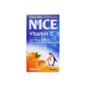 Nice Vitamin C Cough Drops - Orange