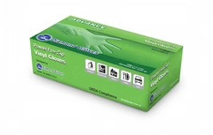 1.ADVANCE VINYL 4.5MIL GLOVES (10 BOXES OF 100 PER CASE) / 2.NITRILE EXAM GLOVE BLUE (10 BOXES OF 100 PER CASE)