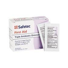 SAFETEC Triple Antibiotic Oointment (0.5g Packets) 25s