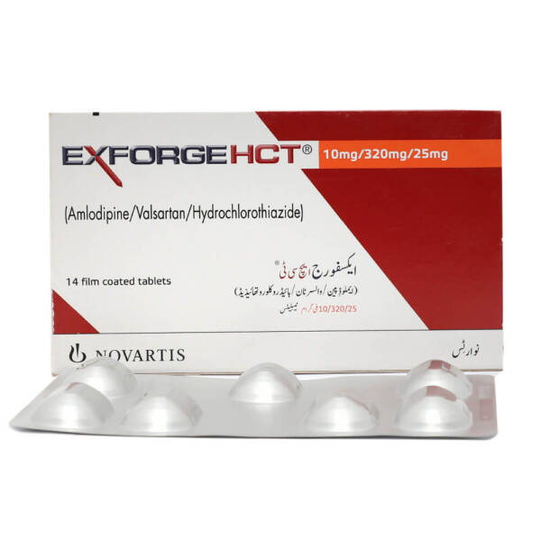 EXFORGE FCT 10/320MG 2 x 14 PER TABLET