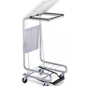 Linen Hampers, Step-on Square Tilt Lid