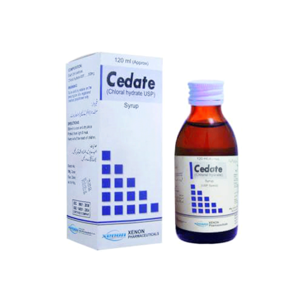 Cedate syrup 500 mg/5 mL 120 mL