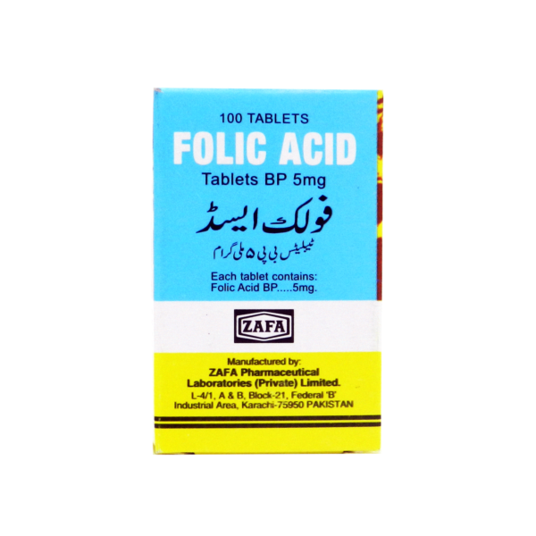 Folic Acid tablet 5 mg 100?s