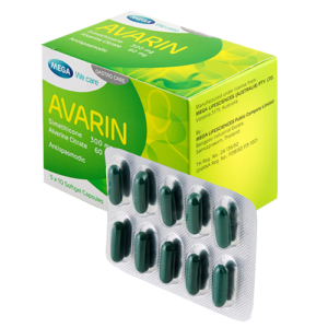 AVARIN CAPSULES 50?S PER STRIP