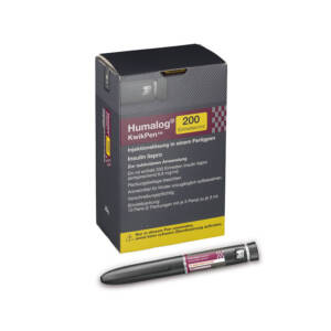 Humalog KwikPen insulin pen 200 u/ml, 1Box (3ml X 5) Prefilled Pen | Fast-acting Mealtime Insulin
