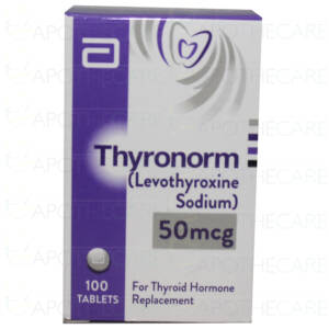 Thyronorm tablet 50 mcg 100?s