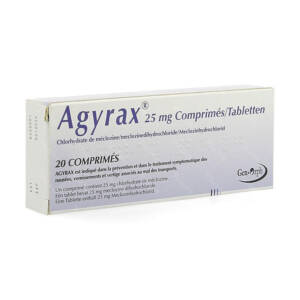 AGYRAX 25MG [20COMP]