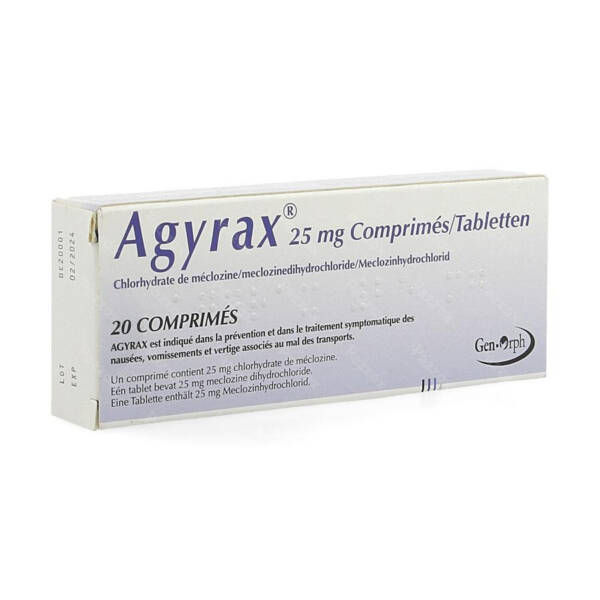 AGYRAX 25MG [20COMP]