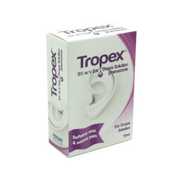 Tropex Phenazone 5% W/V Ear Drops Solution 10ml