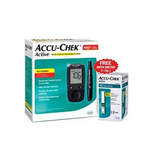 Accu-Chek Active Blood Glucose Glucometer Machine