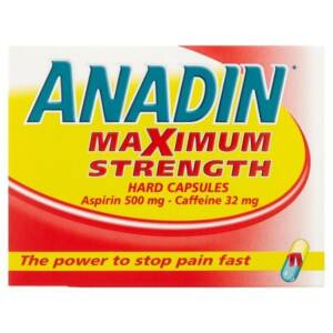 Anadin Maximum Strength Capsules 12 Pack