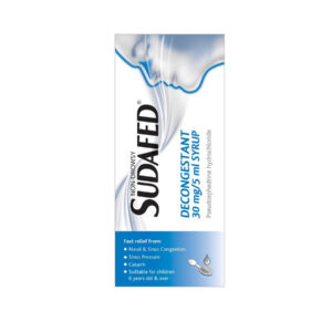 Sudafed Decongestant Syrup - 100ml
