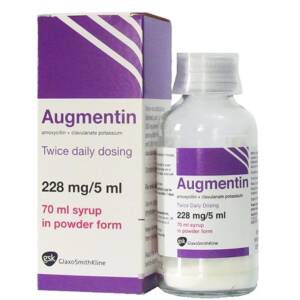 AUGMENTIN 228MG/5ML SUSPENSION 70ML x 1