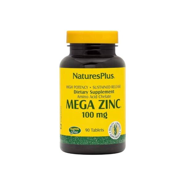 Natures Plus Mega Zinc 100mg Sustained Release