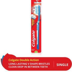 COLGATE TOOTH BRUSH DOUBLE ACTION ?