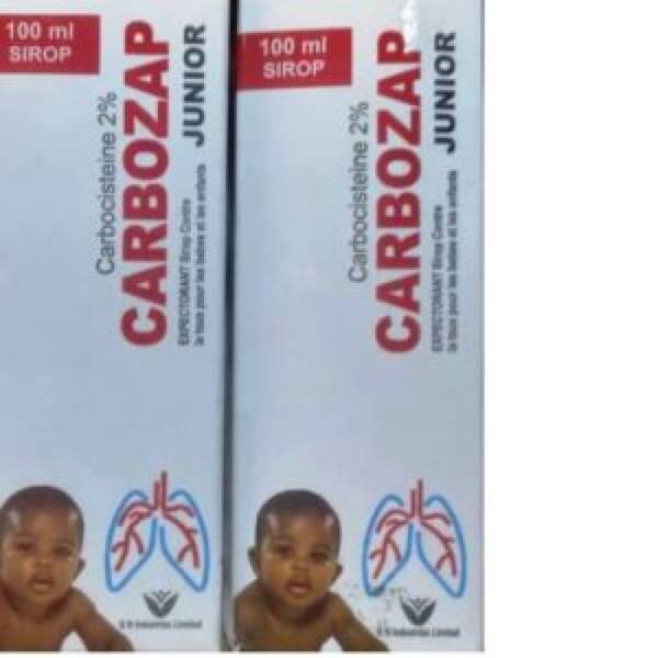CARBOZAP 2% JNR SYRUP 100ML
