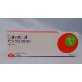 CARVEDILOL 12.5MG TABS 28?S UK TEVA