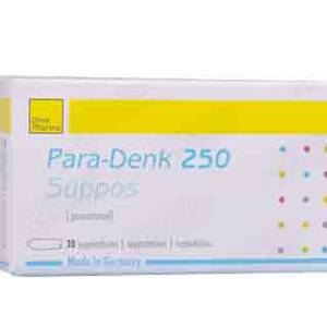 PARACETAMOL DENK 250MG SUPP 10S