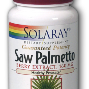 Solaray Saw Palmetta Berry Extract 160mg 30 Veg Capsules