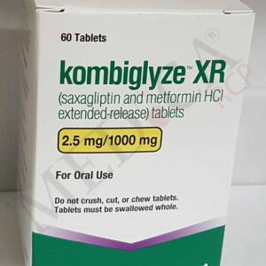 KOMBIGLYZE XR 2.5/1000mg x 60