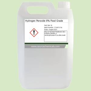 HYDROGEN PEROXIDE 6% 20VOL 5L